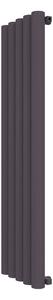 Calorifer decorativ colorat 485/1800 mm MEGA BURLANI (include kit de instalare)-RAL 4007 TEXT