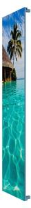 Calorifer decorativ colorat 420/1800 mm NOVA GLASS (include kit de instalare)-RAL 5024 TEXT