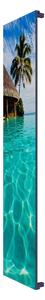Calorifer decorativ colorat 420/1800 mm NOVA GLASS (include kit de instalare)-RAL 5003 SOFT TEXT