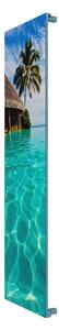 Calorifer decorativ colorat 420/1500 mm NOVA GLASS (include kit de instalare)-RAL 5024 TEXT
