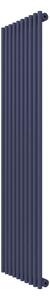 Calorifer decorativ colorat 453/1500 mm SLIM MONOTUBO (include kit de instalare)-RAL 5003 SOFT TEXT