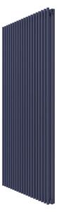 Calorifer decorativ colorat 903/1800 mm SLIM BITUBO (include kit de instalare)-RAL 5003 SOFT TEXT