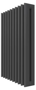 Calorifer decorativ colorat 435/800 mm TOSCA 15 (include kit de instalare)-RAL 9005 MAT