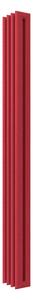 Calorifer decorativ colorat 165/1500 mm TOSCA 15 (include kit de instalare)-RAL 3018 TEXT