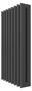 Calorifer decorativ colorat 380/800 mm TOSCA 20 (include kit de instalare)-RAL 9005 MAT