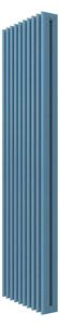 Calorifer decorativ colorat 435/1500 mm TOSCA 15 (include kit de instalare)-RAL 5024 TEXT