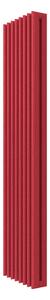 Calorifer decorativ colorat 345/1500 mm TOSCA 15 (include kit de instalare)-RAL 3018 TEXT