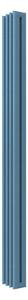 Calorifer decorativ colorat 165/1800 mm TOSCA 15 (include kit de instalare)-RAL 5024 TEXT