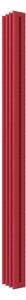 Calorifer decorativ colorat 165/1800 mm TOSCA 15 (include kit de instalare)-RAL 3018 TEXT