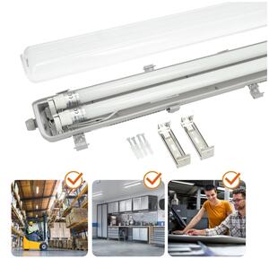 Brilagi - LED Tech. corp de iluminat fluorescent OPTIMA T8, 2x soclu G13, 18 W, 230 V, IP65 - palet 110 buc
