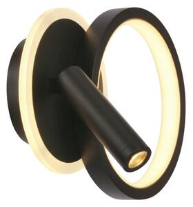 Spot LED de perete MONET LED/16W/230V, negru