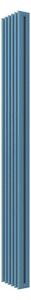 Calorifer decorativ colorat 255/2000 mm TOSCA 15 (include kit de instalare)-RAL 5024 TEXT