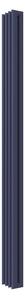 Calorifer decorativ colorat 165/2000 mm TOSCA 15 (include kit de instalare)-RAL 5003 SOFT TEXT