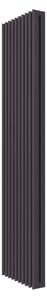Calorifer decorativ colorat 435/1800 mm TOSCA 15 (include kit de instalare)-RAL 4007 TEXT