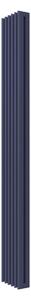 Calorifer decorativ colorat 255/2000 mm TOSCA 15 (include kit de instalare)-RAL 5003 SOFT TEXT