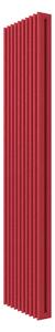 Calorifer decorativ colorat 435/1800 mm TOSCA 15 (include kit de instalare)-RAL 3018 TEXT