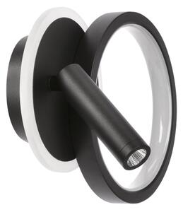 Spot LED de perete MONET LED/16W/230V, negru