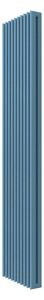 Calorifer decorativ colorat 435/2000 mm TOSCA 15 (include kit de instalare)-RAL 5024 TEXT