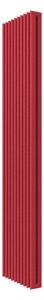 Calorifer decorativ colorat 435/2000 mm TOSCA 15 (include kit de instalare)-RAL 3018 TEXT