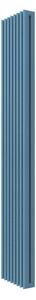 Calorifer decorativ colorat 345/2000 mm TOSCA 15 (include kit de instalare)-RAL 5024 TEXT