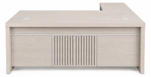Birou directorial Valente cu dulap lateral mobil - dimensiuni 1800*800*750 mm