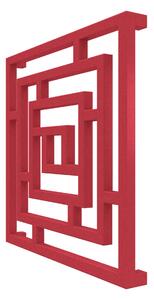 Calorifer decorativ colorat 690/690 mm BROC (include kit de instalare)-RAL 3018 TEXT