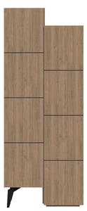 Dulap multifunctional Romane culoare lemn natural 62.2x37.4x155.4cm