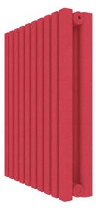 Calorifer decorativ colorat 445/600 mm VERTICA D BI (include kit de instalare)-RAL 3018 TEXT