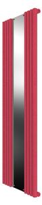 Calorifer decorativ colorat 625/1800 mm VERTICA D MIRROR (include kit de instalare)-RAL 3018 TEXT