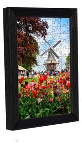 Amsterdam ramă puzzle negru