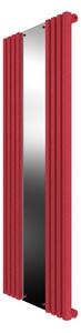 Calorifer decorativ colorat 625/1500 mm VERTICA D MIRROR (include kit de instalare)-RAL 3018 TEXT