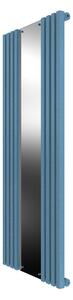 Calorifer decorativ colorat 625/1500 mm VERTICA D MIRROR (include kit de instalare)-RAL 5024 TEXT