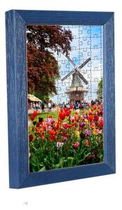 Amsterdam ramă puzzle albastru