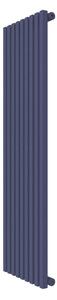 Calorifer decorativ colorat 445/1500 mm VERTICA D (include kit de instalare)-RAL 5003 SOFT TEXT