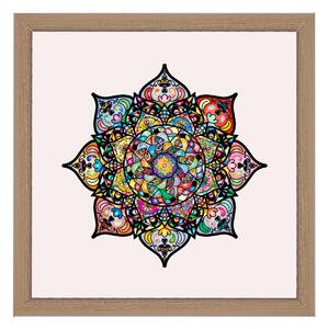 Amsterdam ramă pătrată mandala natur