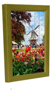 Amsterdam ramă puzzle verde