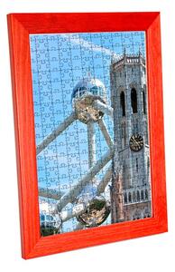 Bruxelles ramă puzzle roșu