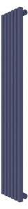 Calorifer decorativ colorat 265/1500 mm VERTICA D (include kit de instalare)-RAL 5003 SOFT TEXT