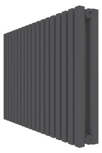 Calorifer decorativ colorat 815/600 mm VERTICA D BI (include kit de instalare)-RAL 9005 MAT