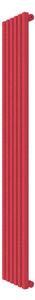 Calorifer decorativ colorat 265/1800 mm VERTICA D (include kit de instalare)-RAL 3018 TEXT