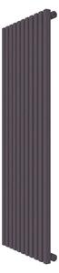 Calorifer decorativ colorat 535/1500 mm VERTICA D (include kit de instalare)-RAL 4007 TEXT