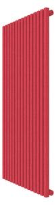 Calorifer decorativ colorat 715/1500 mm VERTICA D (include kit de instalare)-RAL 3018 TEXT