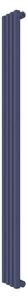Calorifer decorativ colorat 175/1800 mm VERTICA D (include kit de instalare)-RAL 5003 SOFT TEXT