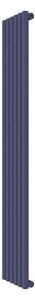 Calorifer decorativ colorat 265/1800 mm VERTICA D (include kit de instalare)-RAL 5003 SOFT TEXT