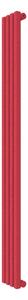 Calorifer decorativ colorat 175/1800 mm VERTICA D (include kit de instalare)-RAL 3018 TEXT