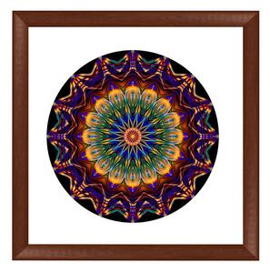 Viena ramă mandala nuc