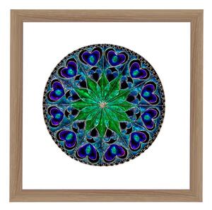 Viena ramă mandala stejar