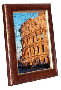 Roma ramă puzzle aur-maro