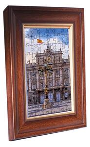 Madrid ramă puzzle maro închis
