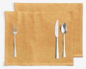 Goldea suporturi farfurii decorative peru - auriu - 2 buc 30 x 40 cm